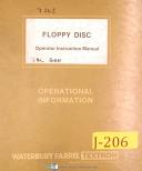 Jones & Lamson-Waterbury Farrel-Farrel-Jones & Lamson Waterburry, Floppy Disc Drive Unit, Operations and Program Manual-General-01